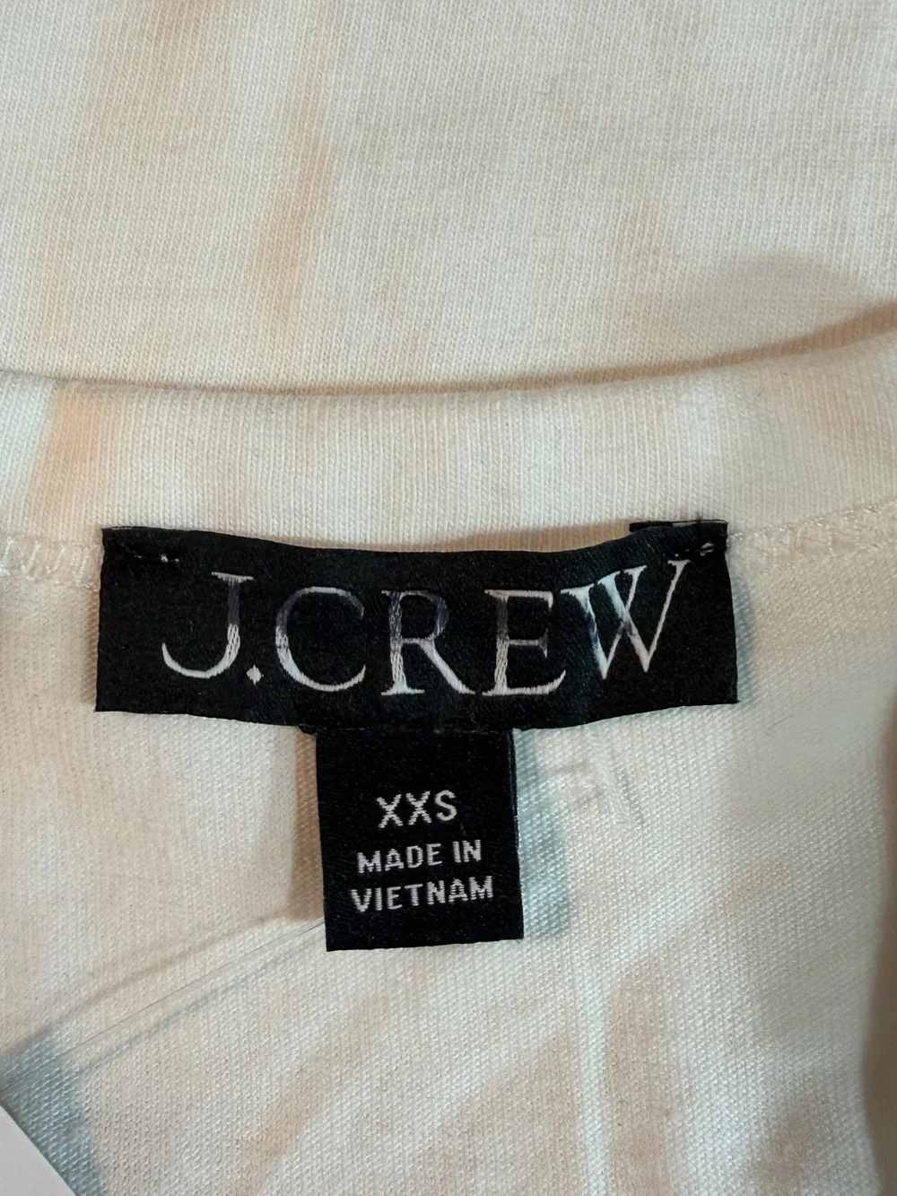 J.Crew Boyfriend jersey classic-fit T-shirt in white